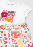 Mayoral Girls 3-Piece Fruit Leggings Set