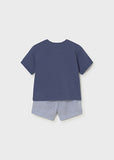 Mayoral Boys Blue Shorts Set