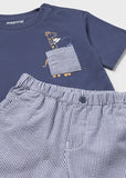 Mayoral Boys Blue Shorts Set