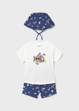 Mayoral Submarine & Fish Shorts Set