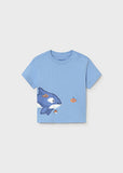 Mayoral Blue Shark T-Shirt