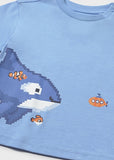 Mayoral Blue Shark T-Shirt