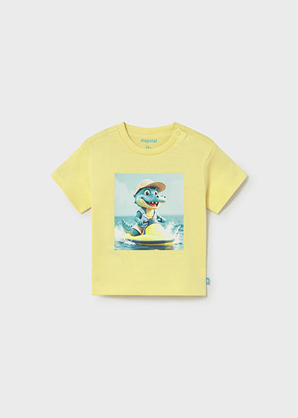 Mayoral Yellow Dinosaur T-Shirt