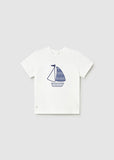 Mayoral Boys Yacht White T-shirt