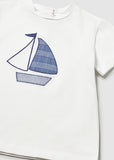Mayoral Boys Yacht White T-shirt