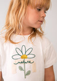 Mayoral Green Daisy Leggings Set