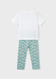 Mayoral Green Daisy Leggings Set