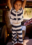 Mayoral Navy & Beige Knit Trouser Set