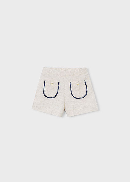 Mayoral  Girls Beige Shorts