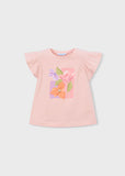 Mayoral Girls Floral Print T-Shirt