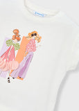 Mayoral Girls Print T-Shirt