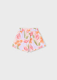 Mayoral Girls Flower Print Shorts