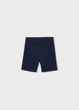 Mayoral Ivory & Navy Shorts Set