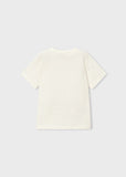 Mayoral White Football Print T-Shirt