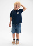 Mayoral Navy Football Polo Shirt