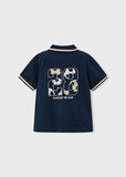 Mayoral Navy Football Polo Shirt