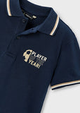 Mayoral Navy Football Polo Shirt
