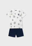 Mayoral Boys Football Shorts Set