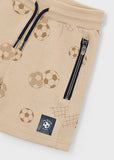 Mayoral Beige Football Jersey Shorts