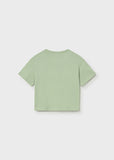 Mayoral Green Cotton Car Print T-Shirt