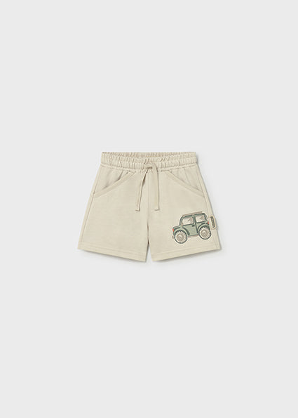 Mayoral Boys Stone Jeep Print Shorts
