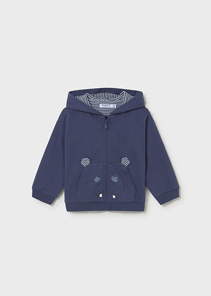 Mayoral Boys Navy Hooded Zipper