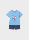 Mayoral Boys Surf Print Shorts Set