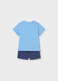 Mayoral Boys Surf Print Shorts Set