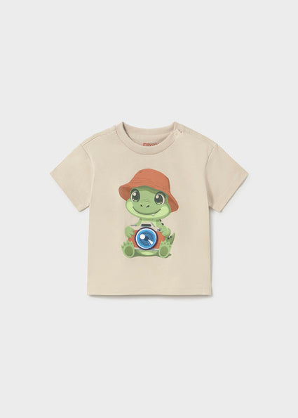 Mayoral Beige Interactive Camera T-Shirt