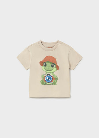 Mayoral Beige Interactive Camera T-Shirt