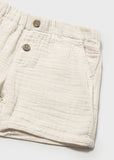 Mayoral Boys Beige Shorts Set