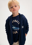 Mayoral Boys Navy Zipper Hoodie