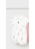 Mayoral Baby Girls Ivory Teddy Romper