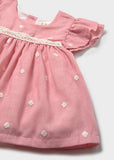 Mayoral Pink Dress & Pants Set