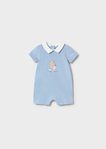 Mayoral Baby Boys Pale Blue Romper
