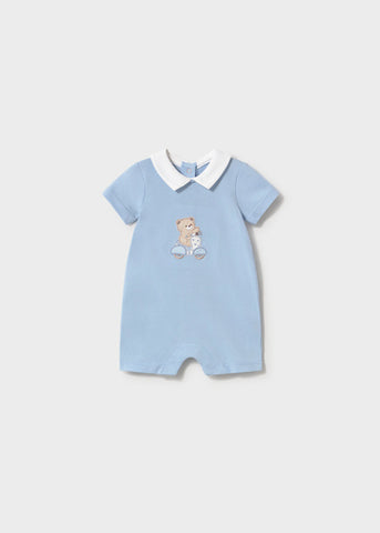 Mayoral Baby Boys Pale Blue Romper