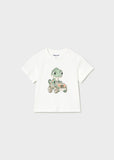 Mayoral Boys Three Piece Green & Beige Tracksuit