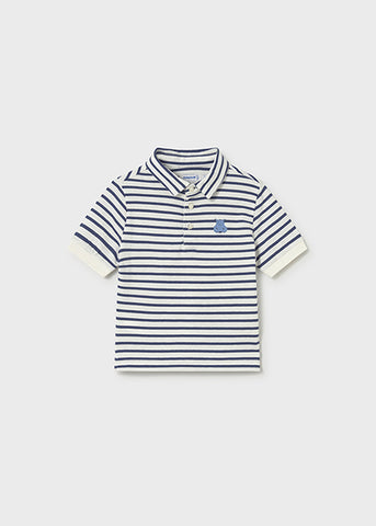 Mayoral Navy & Ivory Polo Shirt