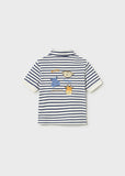 Mayoral Navy & Ivory Polo Shirt