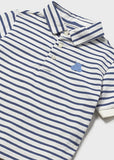 Mayoral Navy & Ivory Polo Shirt