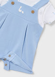 Mayoral Blue & White Duck Print Romper