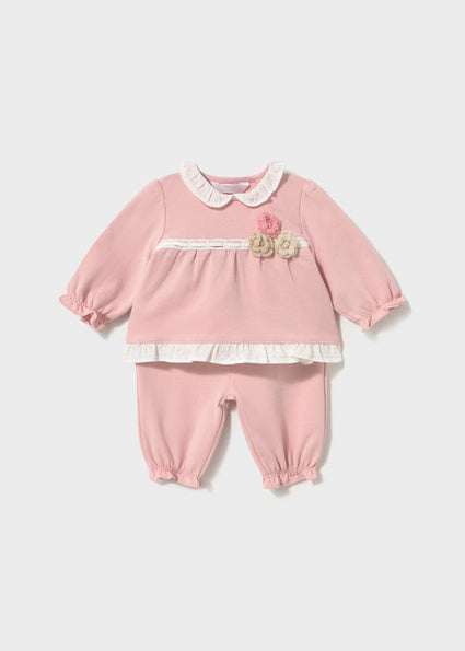 Mayoral Baby Girls Pink Two-Piece Set