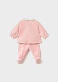 Mayoral Baby Girls Pink Velour Two Piece