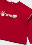 Mayoral Girls Red Leggings Set