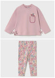 Mayoral Mauve Flower Leggings Set
