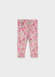Mayoral Ivory & Pink Floral Leggings Set With Gilet