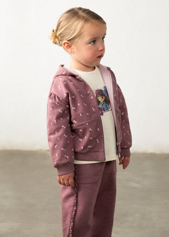 Mayoral Purple Three Piece Tracksuit