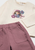 Mayoral Purple Three Piece Tracksuit