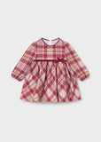 Mayoral Raspberry Check Dress