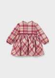 Mayoral Raspberry Check Dress